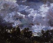 John Constable en studie av himmel och trad oil on canvas